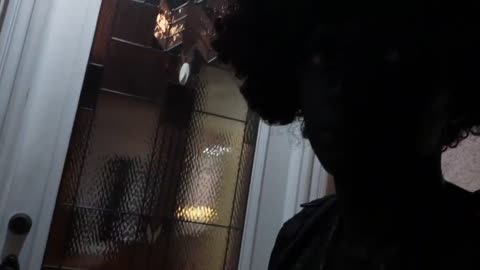 Chicken Andy trick-or-treating on Halloween