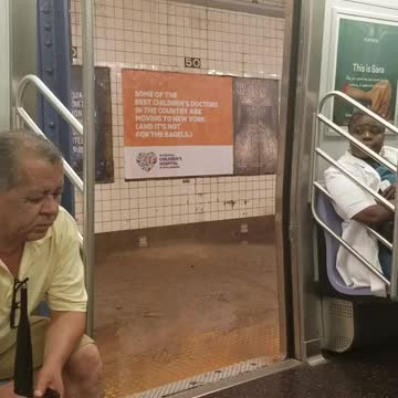 Leaking roof subway station outside of train platform