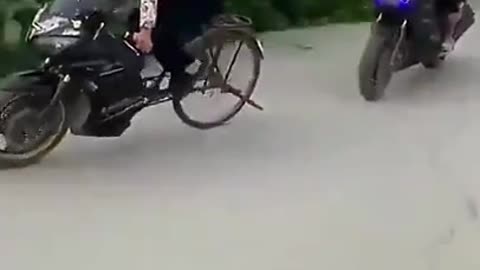 10 sec video funny video with motorbike