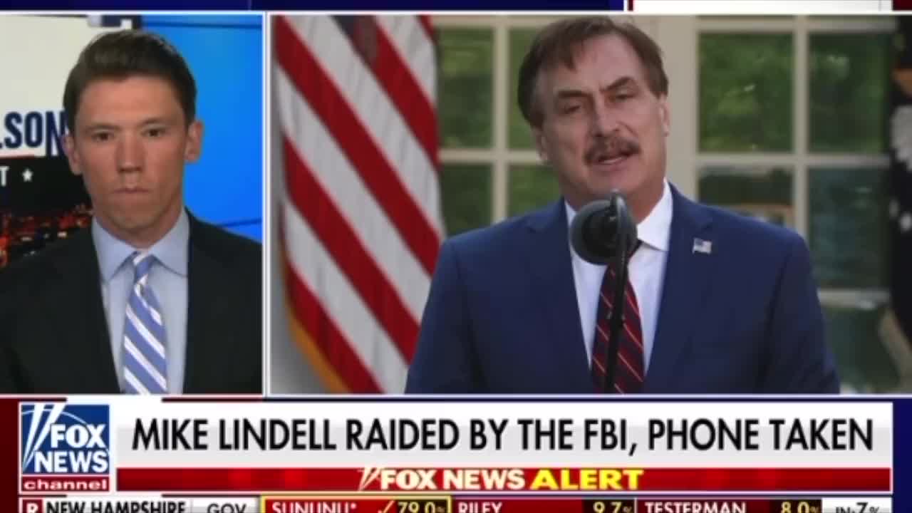 Tucker Carlson Reports On Mike Lindell Being Raided By The FBI
