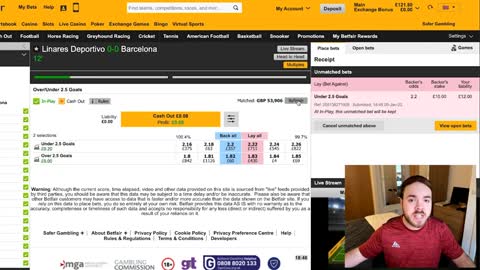 Football Scalping Tutorial Betfair Trading