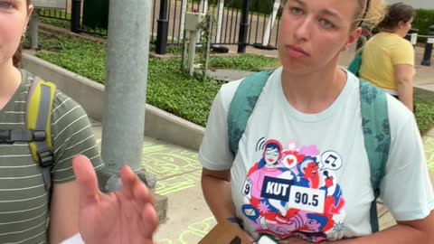 woman argues the fetus is less value then an animal