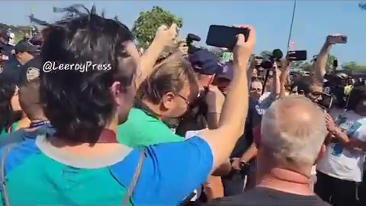 Staten Island NY. Outraged residents rallied against NYC housing migrants at a nursing home