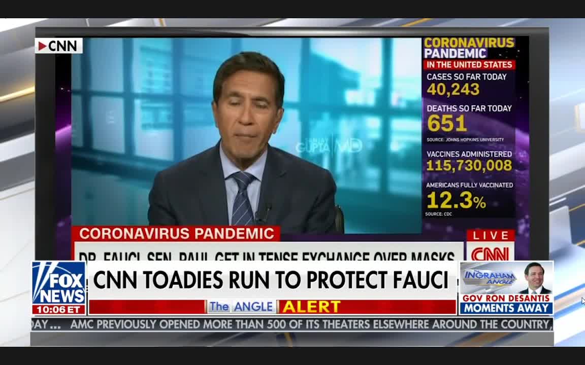 Senator Rand Paul Accuses Dr. Anthony Fauci of Mask Theater (Laura Ingraham)