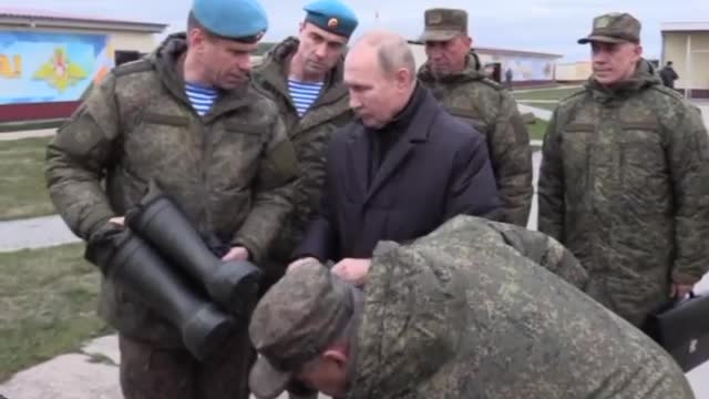 Putin's visit to the training ground in the Ryazan