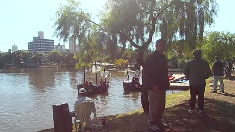 Passeio no lago Igapó