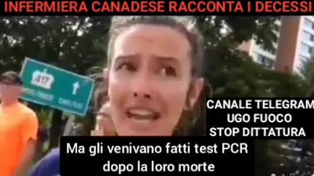 Infermiera canadese racconta ciò che succedeva nell' ospedale in cui lavorava.