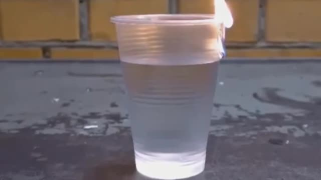 how can it burn with water