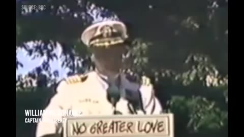 USS LibertyCaptain William McGonagle, shortly prior to his death in a speech