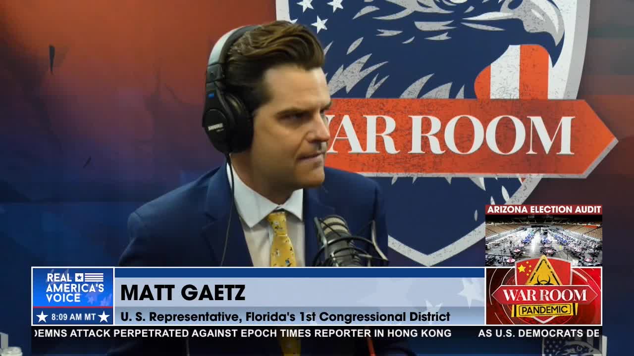 Gaetz Warns Fight Isn't Over: 'It's the Establishment vs. the Rest of Us'