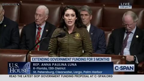 Dems are LOSING it as Rep. Anna Paulina Luna delivers remarks on the floor