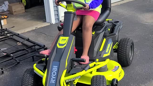 Ryobi 100 AH mower