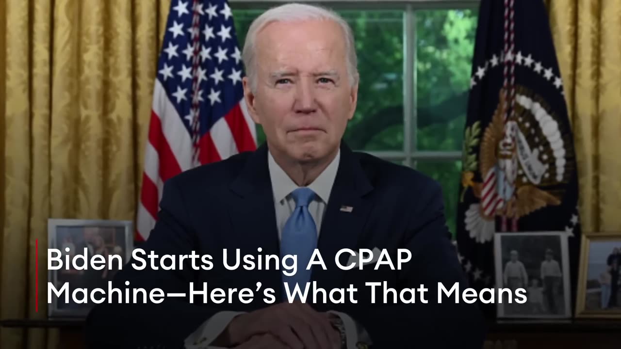 Biden Starts Using A CPAP Machine—Here’s What That Means