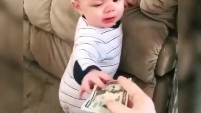 kid wants money lol