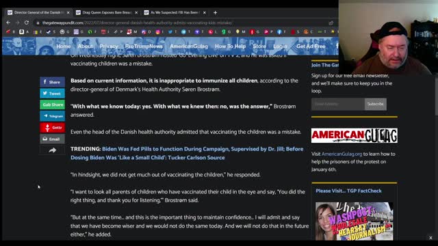 Demark admits they lied about children needing to get vaccinated