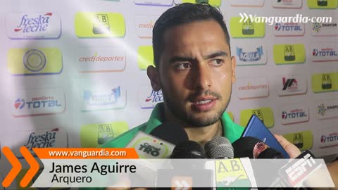 James Aguirre habla del partido frente al Cali