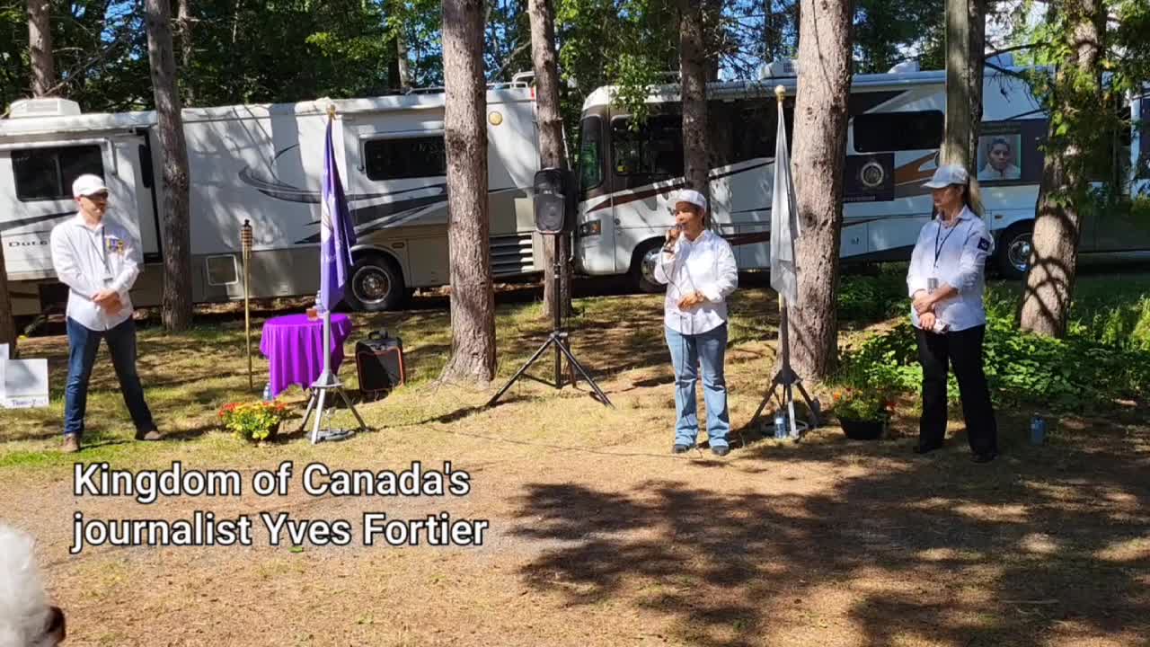 Queen Romana's visit in Upper Kingsclear, NB - version en anglais