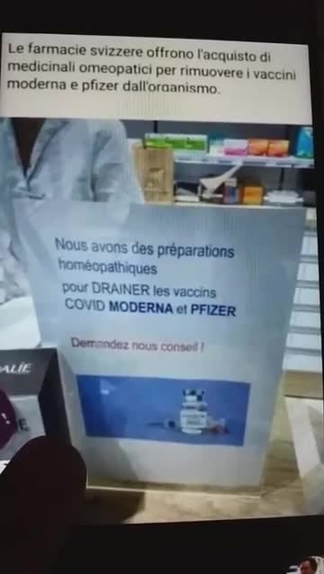 SVIZZERA VENDONO GIÀ FARMACI PER RIMUOVERE I VACCINI