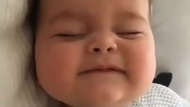 Baby Making adorable sound while sleeping