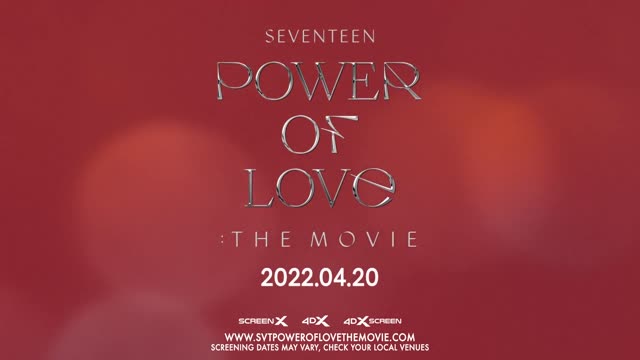 SEVENTEEN POWER OF LOVE : THE MOVIE GLOBAL TICKET OPEN