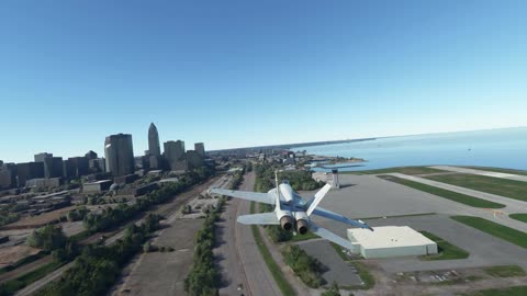 CLE STADIUM Flyover (W/ Venue Audio) practice for event on SUN SEP 24 1300.