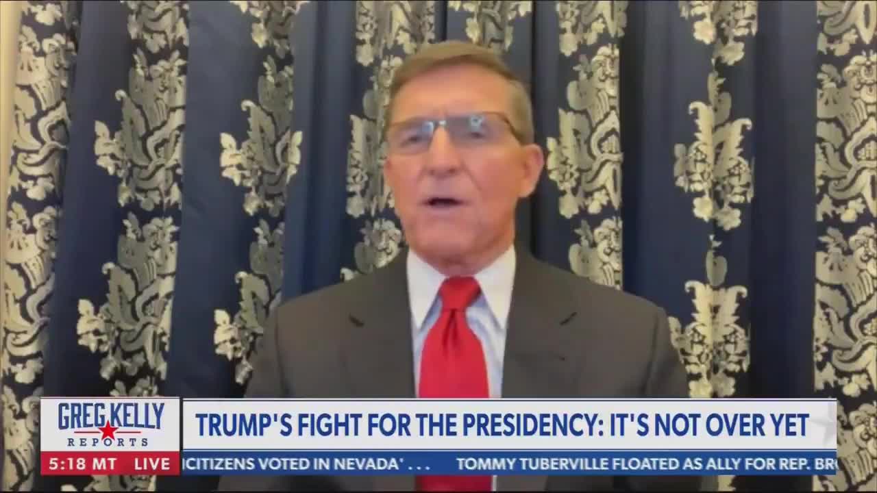 Gen. Michael Flynn: President Donald J. Trump can use martial law to rerun elections in swing states