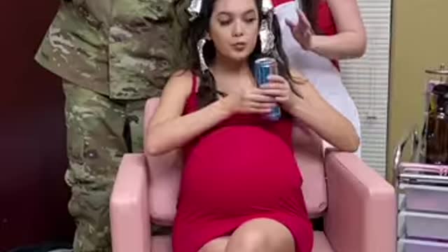 Pregnant wife gets the surprise of her life…