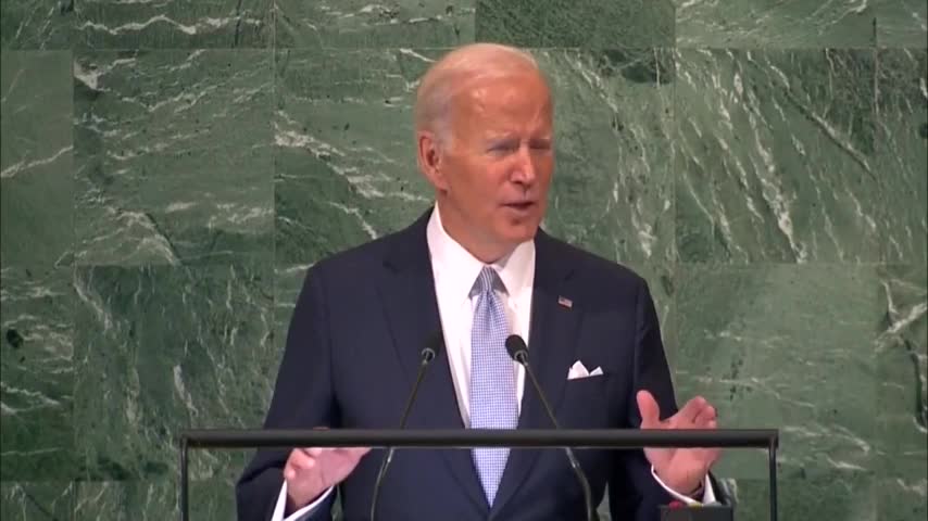 Joe Biden Thanks The UN For Tolerating Him