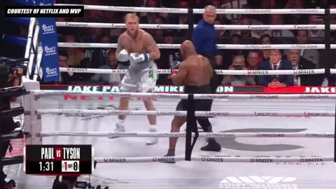 Jake Paul vs. Mike Tyson FIGHT HIGHlights .#miketyson #jakepaul#fight