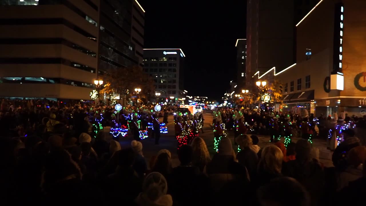 Hark the Herald Angels Sing, marching band, Lansing Silver Bells, 2019