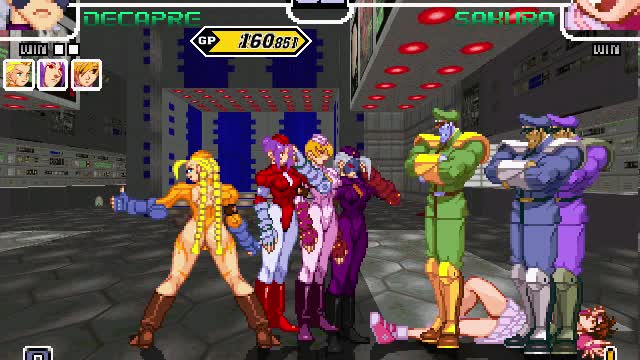 Cammy, Juli, Juni, and Decapre (Me) vs Sakura