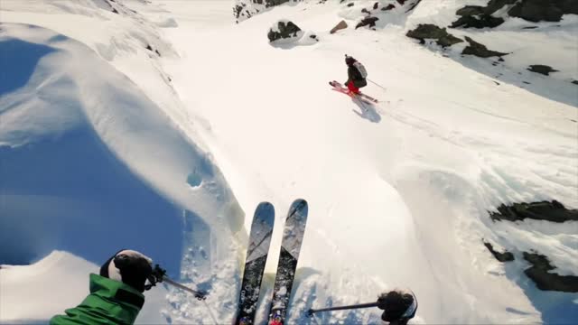 skiing Above The Arctic Circle