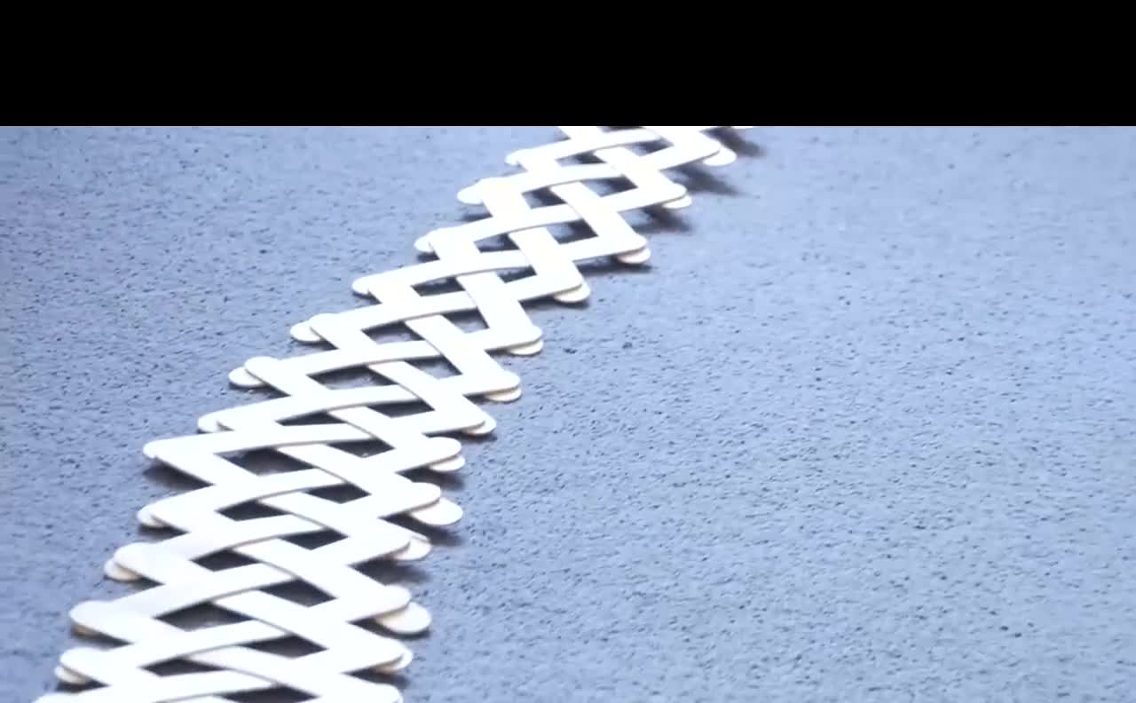 Awesome Popsicle Stick Weave Reaction