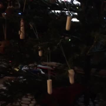 Tot Hangs Mom's Tampons On The Christmas Tree As Ornaments