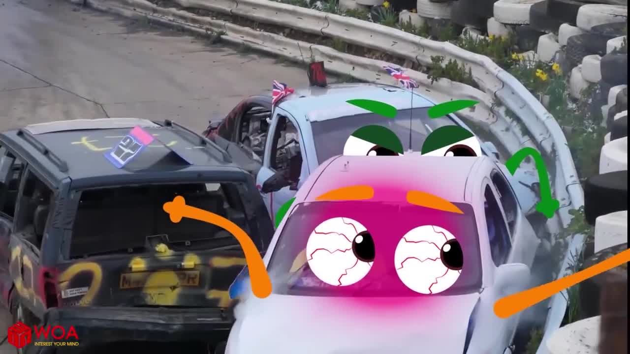 look at this Funny Car Wars Derby Hardest