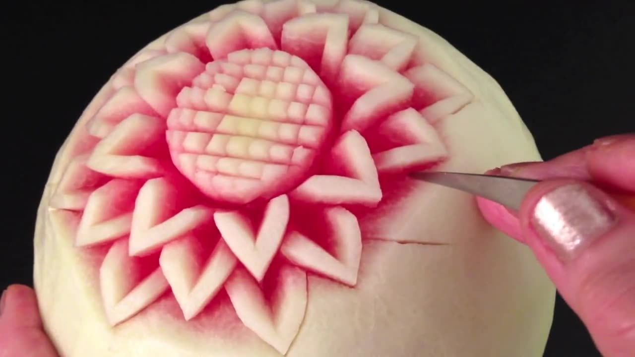 Simple Watermelon Flower Style