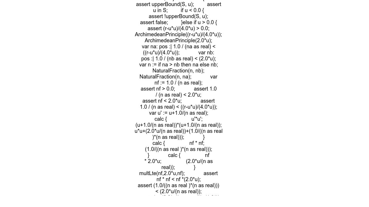 Are Dafny quotrealsquot really quotrealquot