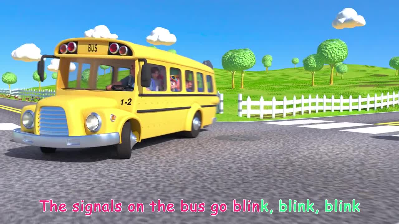 Wheels on the bus coxomelon Nursery Rhymes kids songs