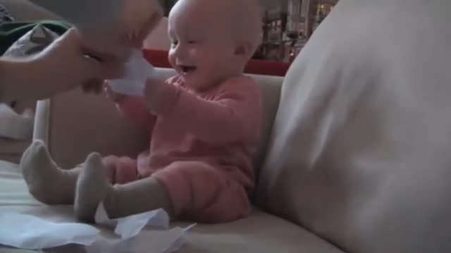 Super laughing baby