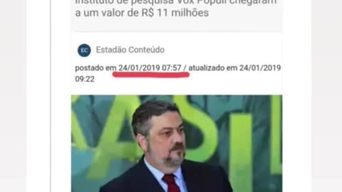 "Propina pagou pesquisas para o PT, diz Palocci