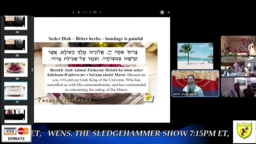 BGMCTV MESSIANIC LESSON HB001 PESACH 2022