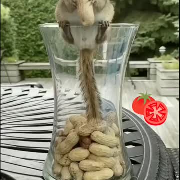 Squirrel with peanut 🥜