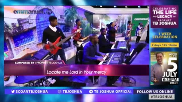 Song: Locate me LORD in your mercy