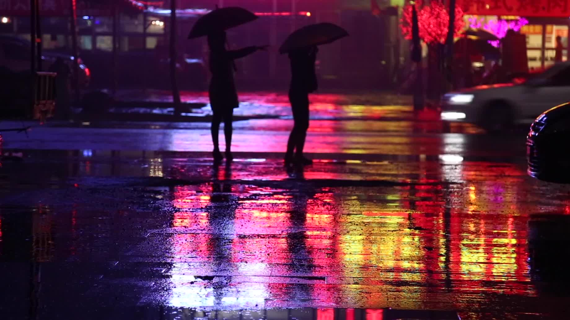 Rainy Rain Night Summer