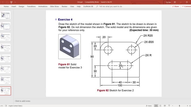 Sketch creation and modeling examples for beginners 3