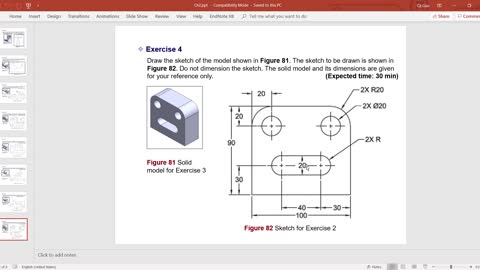 Sketch creation and modeling examples for beginners 3