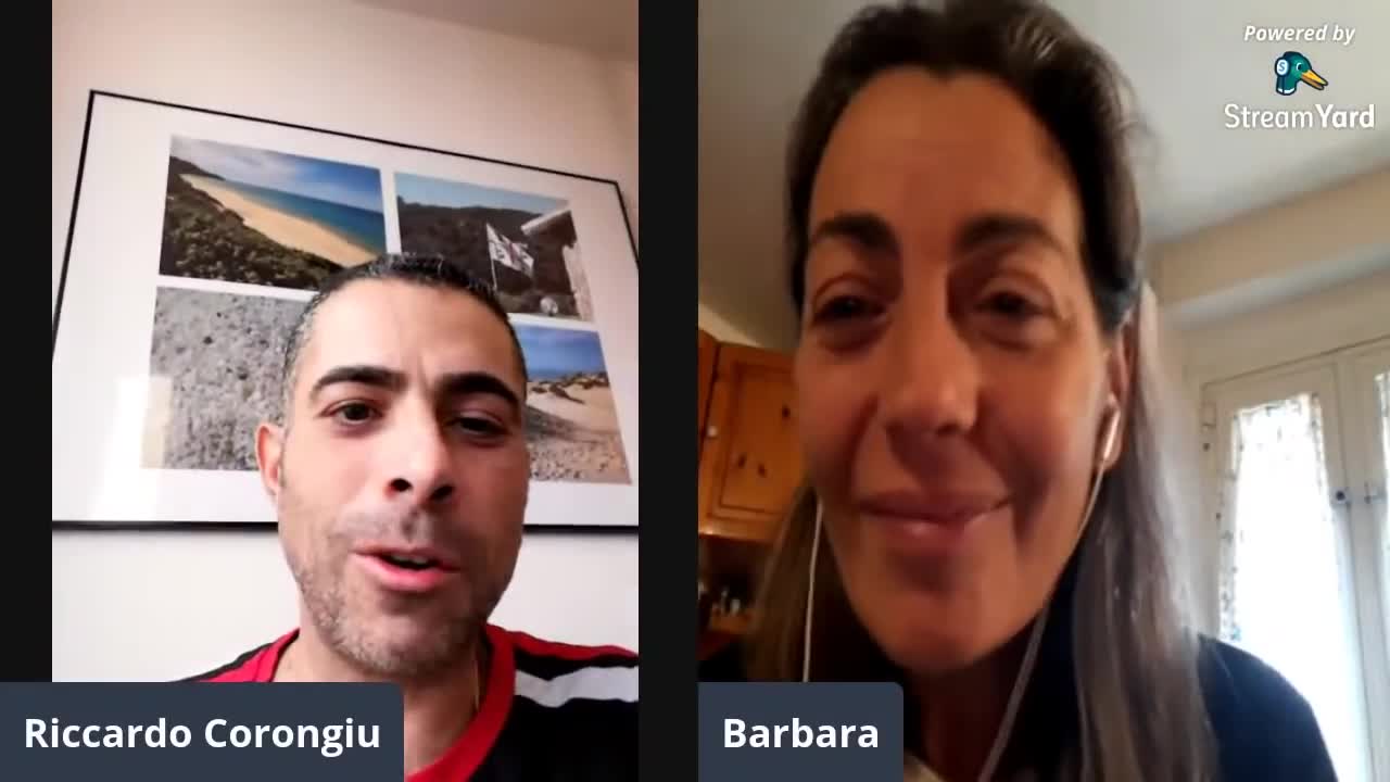 Barbara Banco in live sul canale di Riccardo Carongiu