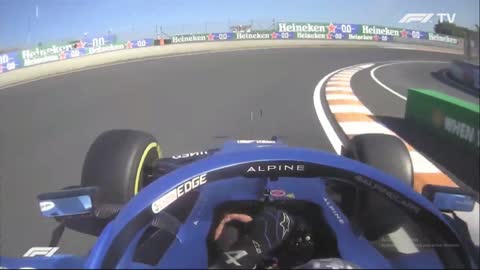 F1 2021 GP Zandvoort Alonso Overtaking on Sainz