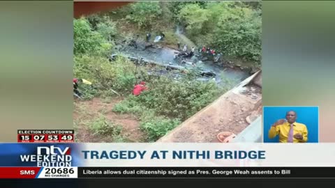 Nithi Bridge Accident- Modern Coast bus hit guard rails at high speed, witness