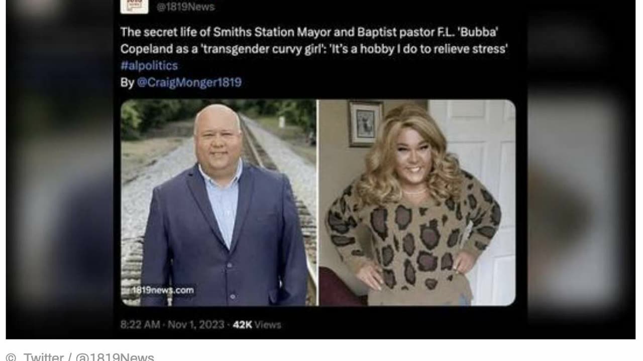 Alabama mayor dies by suicide after outing as cross-dresser